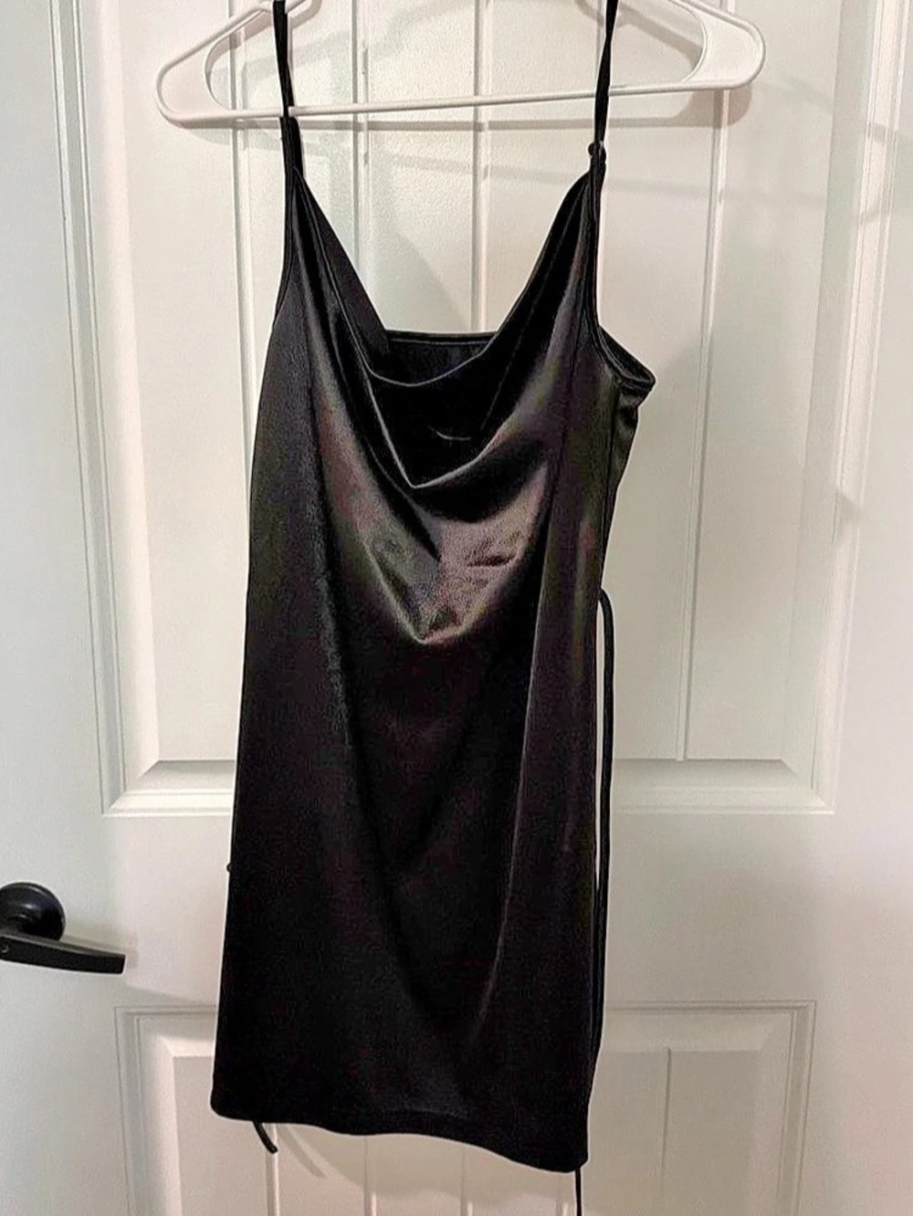 ZAFUL Black Cowl Neck Mini Dress NWT